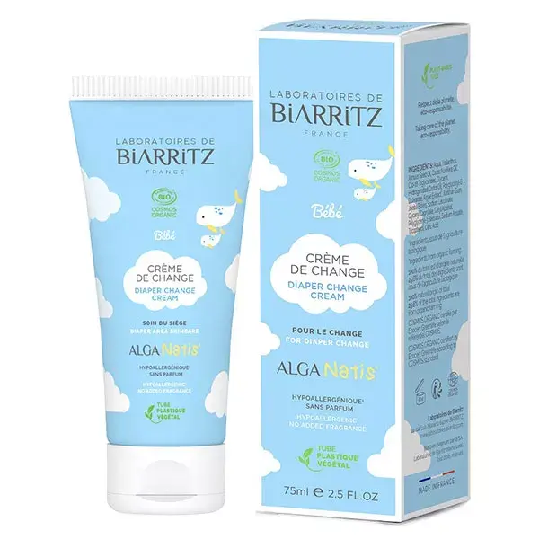 Laboratoires de Biarritz Baby Care Organic Change Cream 75ml