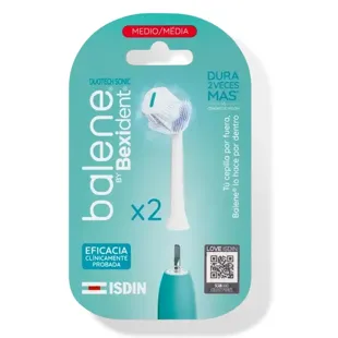 Balene By Bexident Medium Electric Toothbrush Replacement 2 pcs