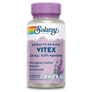 Solaray Vitex (Chasteberry) 60 Vegetable Capsules