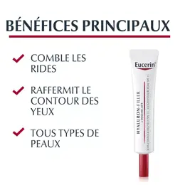 Eucerin Hyaluron Filler+ Volume Lift Contour des Yeux Anti-Âge SPF15 15ml