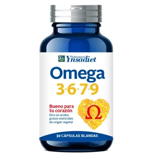 Ynsadiet Omega 3/6/7/9 30 Cápsulas Blandas