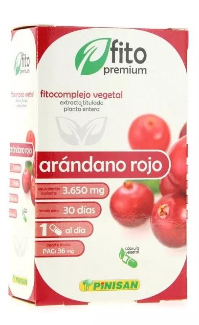 Pinisan Mirtilo Vermelho Fitopremium 30 Cápsulas