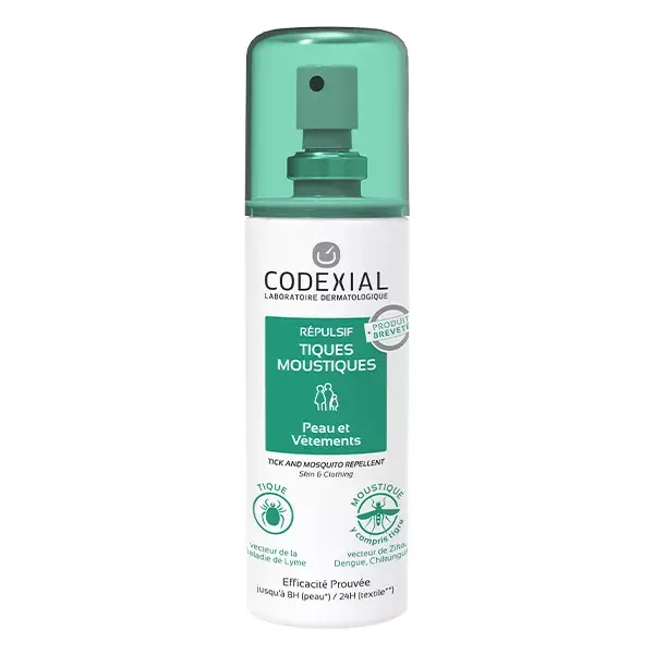 Codexial Spray Répulsif Tiques et Moustiques 75 ml