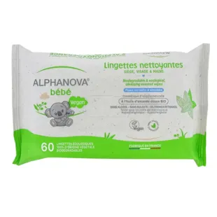 Alphanova Baby Toalhetes Naturais 60 unidades