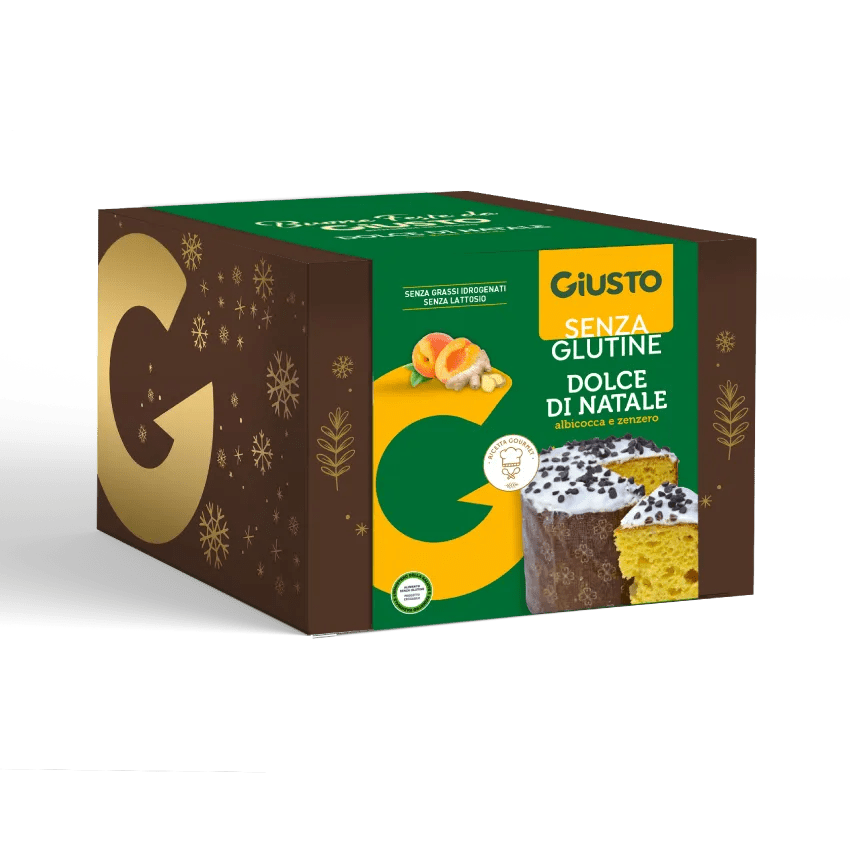 Giusto Panettone Albicocca E Zenzero Senza Glutine 600G