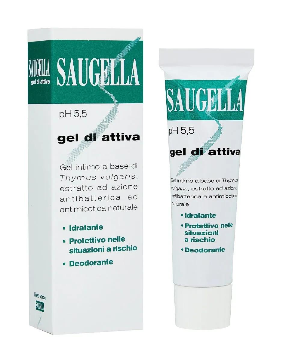 Saugella Gel di Attiva Lubrificante Intimo pH 5.5 Flacone 30 ml