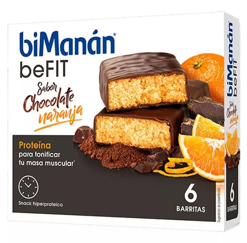 Bimanán Befit Be Fit Stick s Chocolate-Laranja 6 Unidades