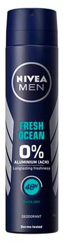 Nivea Nivea Men desodorizante Spray Sem Aluminio Fresh Ocean Men 150ml