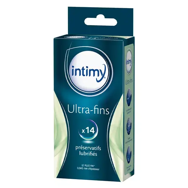 Intimy Préservatif Ultra-Fin Lubrifié 14 unités