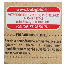 Babybio Desserts Lactés Pot Brassé au Lait de Brebis Mangue +6m Bio Lot de 2 x 130g