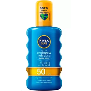 Zonnespray Beschermt en Verfrist SPF50 Nivea Sun 200ml