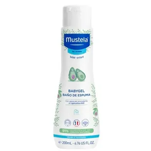 Mustela Babygel Organic Avocado Foam Bath 200 ml