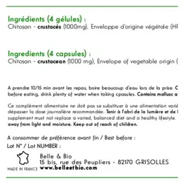 Belle & Bio Chitosan 120 gélules