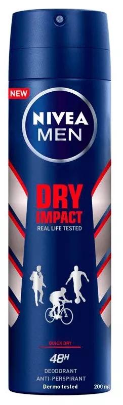 Imagen de Nivea Men Desodorante Spray Dry Impact Anti-Transpirante 200 ml