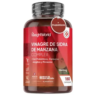 WeightWorld Apple Cider Vinegar Complex 1860mg 180 Capsules