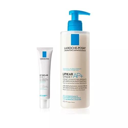 La Roche-Posay Effaclar Duo+M 40 ml + Lipikar Syndet AP+ 400 ml