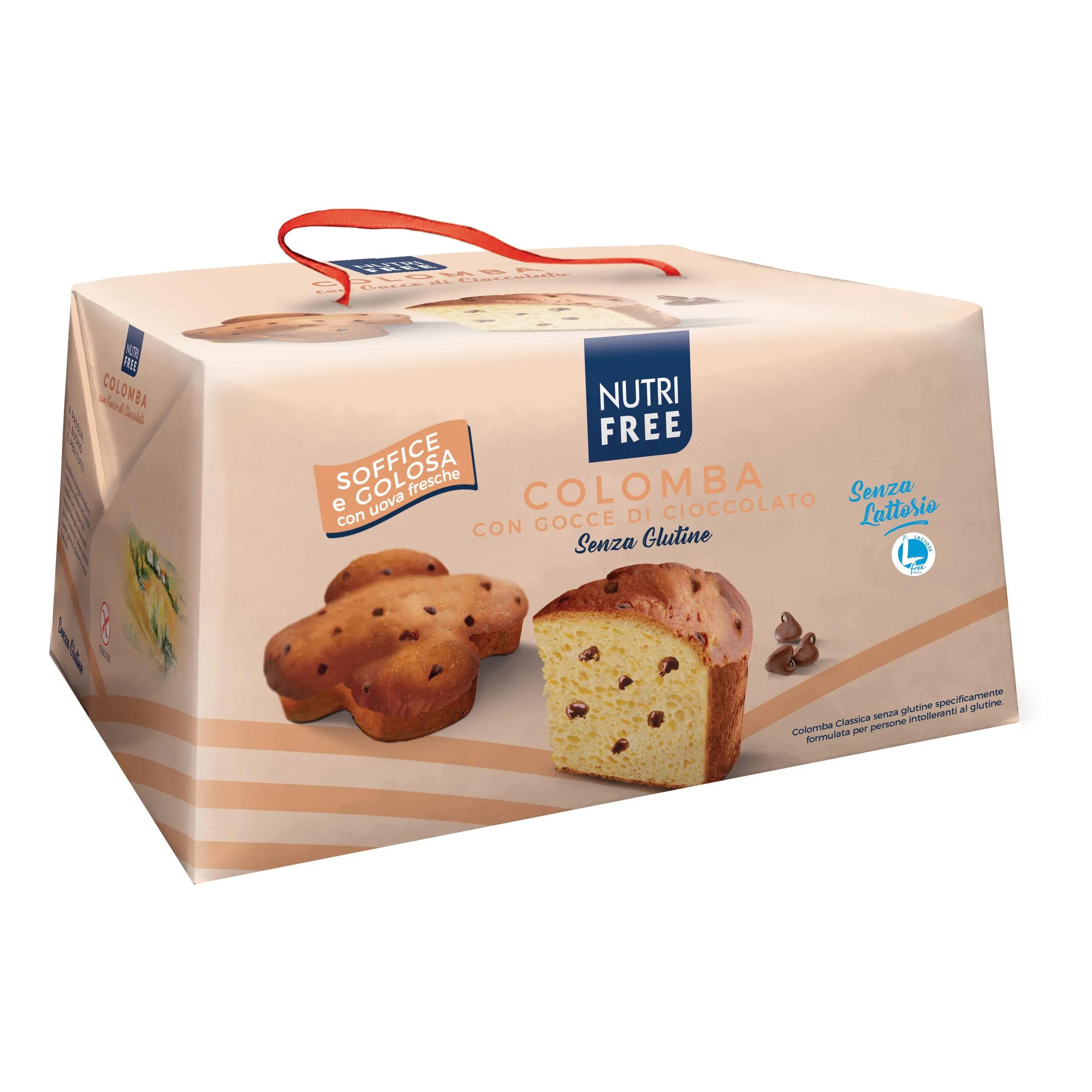 Nutrifree Colomba al Cioccolato Senza Glutine e Lattosio 550 g