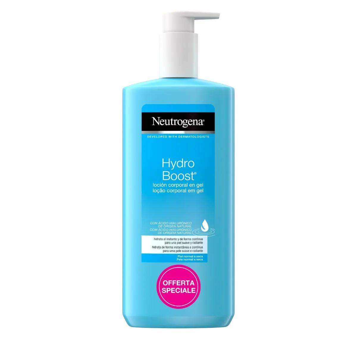 Neutrogena Hydro Boost Crema Corpo Idratante Fluida Gel Acido Ialuronico 400 ml PROMO