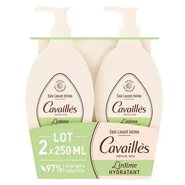 Rogé Cavailles Natural Care Intimate Cleansing Dryness 2x250ml