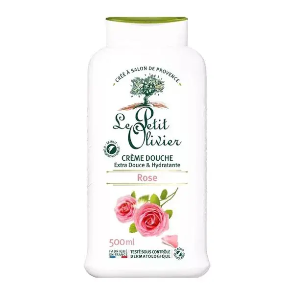 Le Petit Olivier - Extra Gentle Shower Cream - Rose Scent - Soap Free 500ml