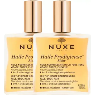 Nuxe Huile Prodigieuse Riche Trockene Haut 2x100ml