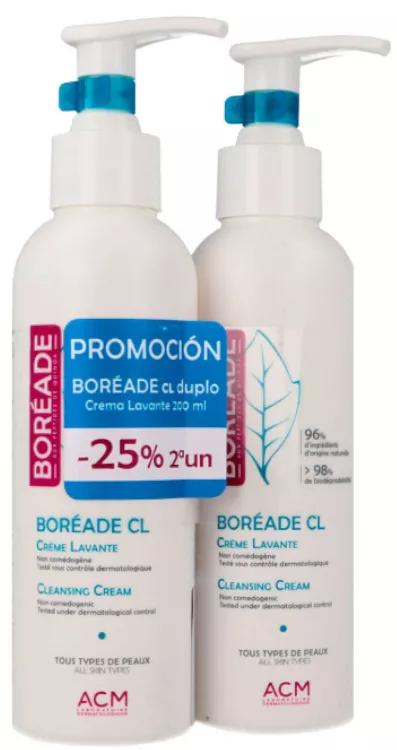 Noviderm Boreade CL Crème Nettoyante 2x200 ml