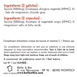 Belle & Bio Taurine et Vitamine C 90 gélules