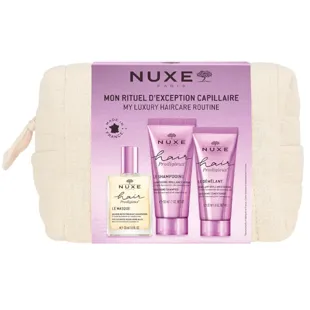 Nuxe Hair Prodigieux Sublime Shine Shampoo 50 ml + Pre-Shampoo Mask 30 ml + Conditioner 30 ml