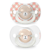Suavinex Wild&amp;Free Night Pacifier Physiological Silicone Teat SX Pro Pink 6-18m 2 pcs