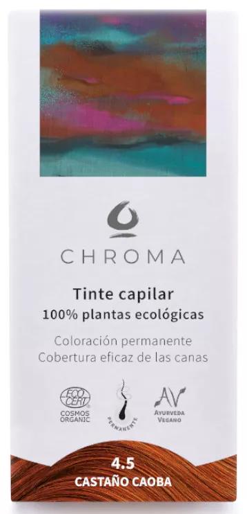 Chroma Tinte Capilar Natural Castaño Caoba 4.5 500 gr