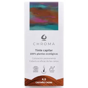Chroma Natural Tintura de Cabelo Castanho Mogno 4,5 500 gr