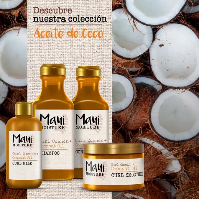 Maui Moisture Coconut Oil Shampoo Cabelos Encaracolados 385 ml Atida