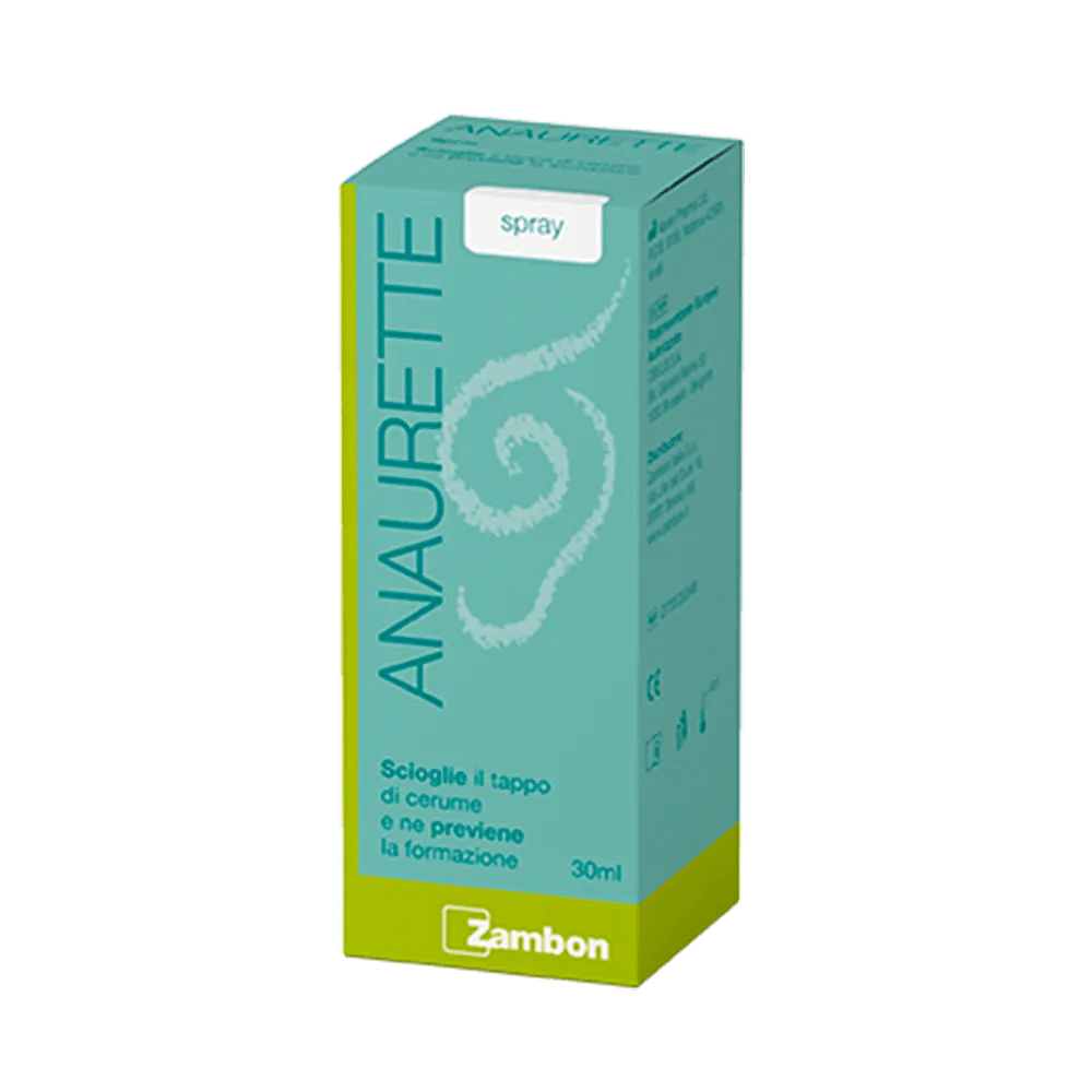 Anaurette Spray Lavaggio Orecchio Per Rimuovere il Cerume 30 ml