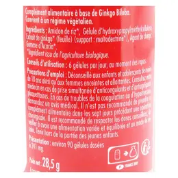 Superdiet Ginkgo Biloba Bio 90 gélules