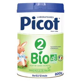 Picot Lait 2ème Âge Bio 800g - BRI 1,50€