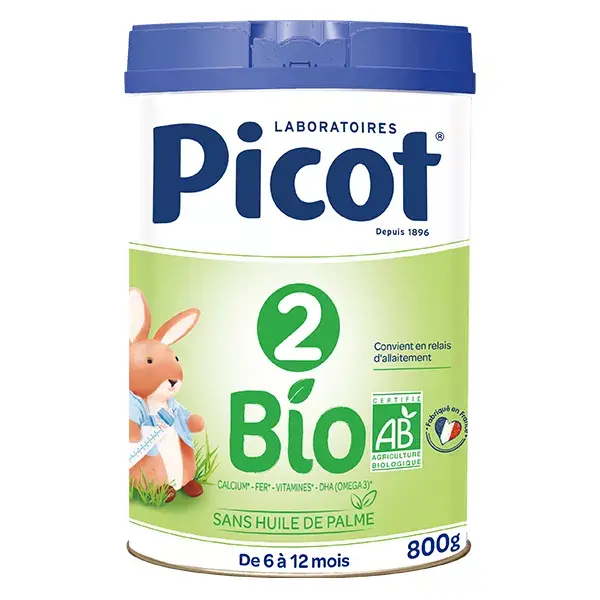 Picot Bio Lait 2ème Âge 800g