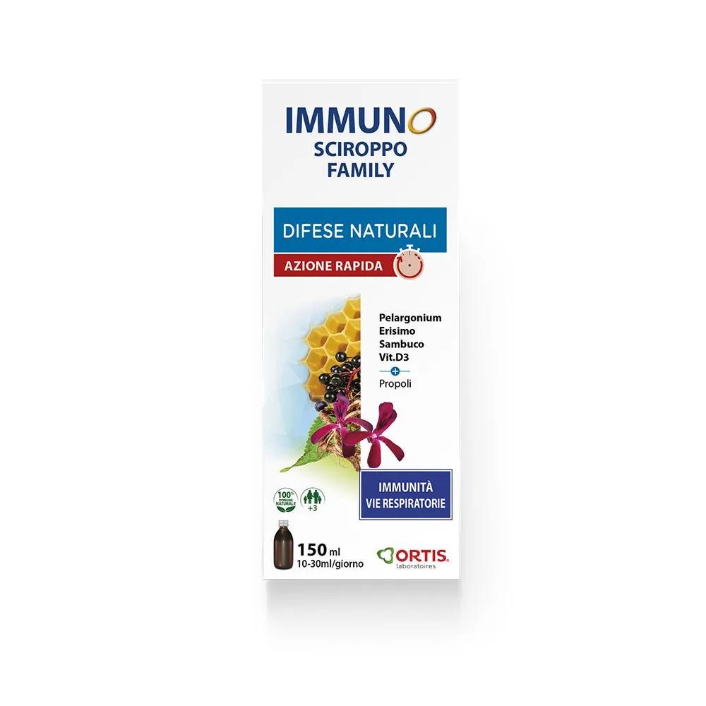 Immuno Sciroppo Family Integratore per le Vie Respiratorie Bottiglia da 150ml