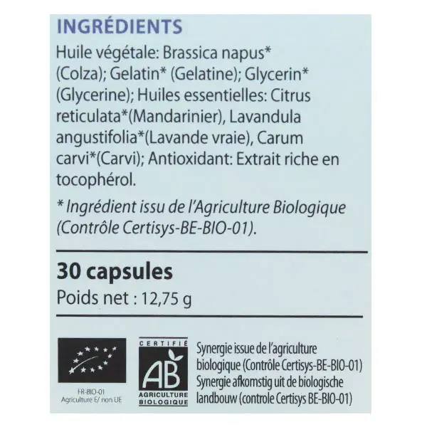 Pranarom Oleocaps 7 Détente Bio 30 capsules