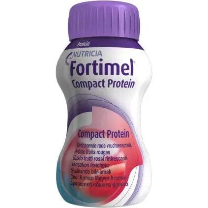 Nutricia Fortimel Compact Protein Frutti Rossi, Patologie Oncologiche con Disgeusia, 4x125ml