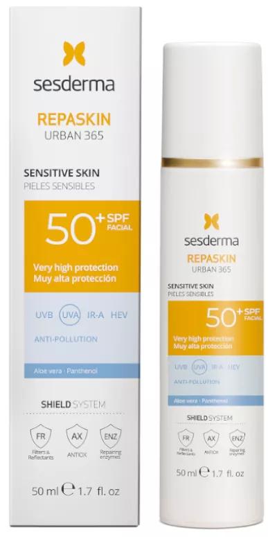 Sesderma Repaskin Urban 365 Gevoelige Huid SPF50+ 50 ml