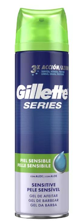 Gillette Espuma de Barbear Series Pele sensível 200ml