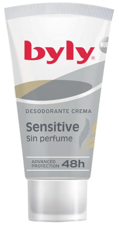 Déodorant crème Byly Sensitive sans parfum