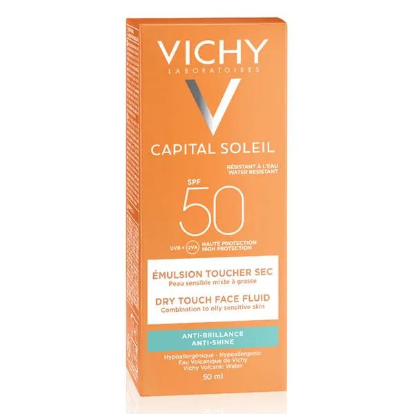 Vichy Idéal Soleil Emulsion Tacto Seco SPF 50 - 50 ml