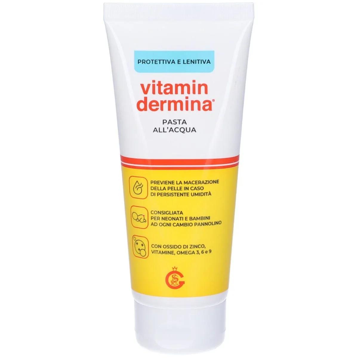 Vitamindermina Pasta All'Acqua Crema Protettiva e Lenitiva 100 Ml