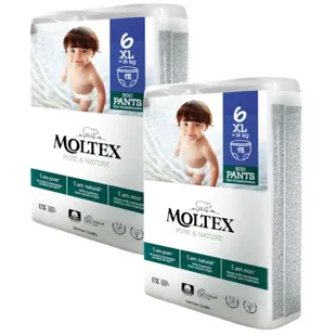 Moltex ECO Pants Pure &amp; Nature T6 (+14 Kg) 2x18 units