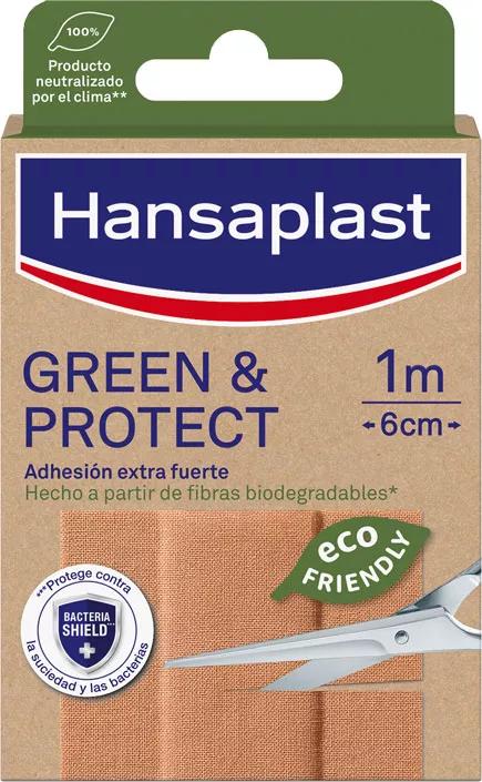 Hansaplast Green & Protect Tira 1m x 6cm