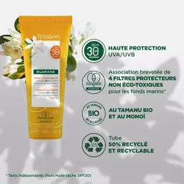 Klorane Monoï & Tamanu Crème Solaire Sublime Visage SPF30 50ml