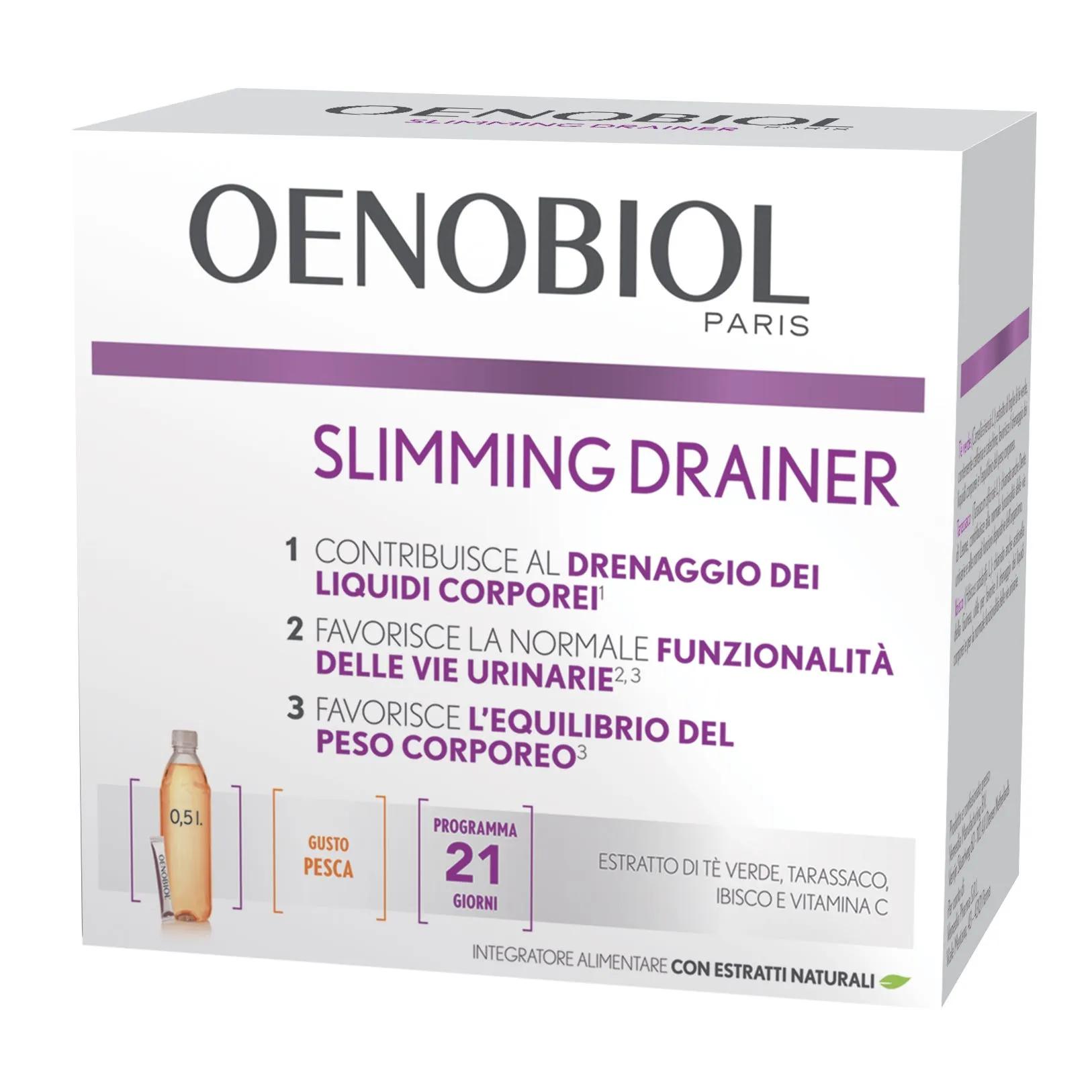 Oenobiol Slimming Drainer Integratore Drenante 21 Stick