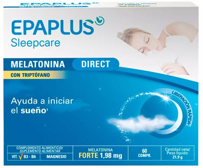 Epaplus Sleepcare Melatonina e Triptófano 60 Cápsulas