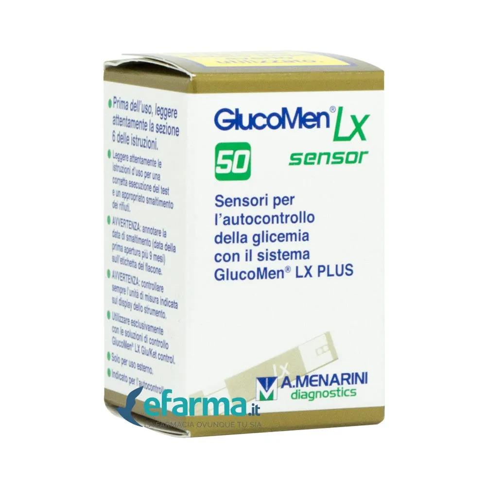 A. Menarini Glucomen LX Sensor Strisce Reattive Glicemia 50 Pezzi